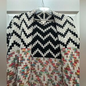 Print cardigan